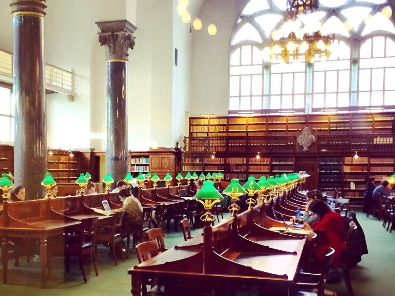 Den gamle læsesal på Det Kgl. Bibliotek.