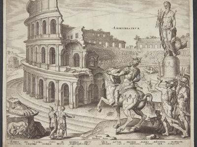 Philips Galle: ”Colosseum i Rom”, 1572, SMK.